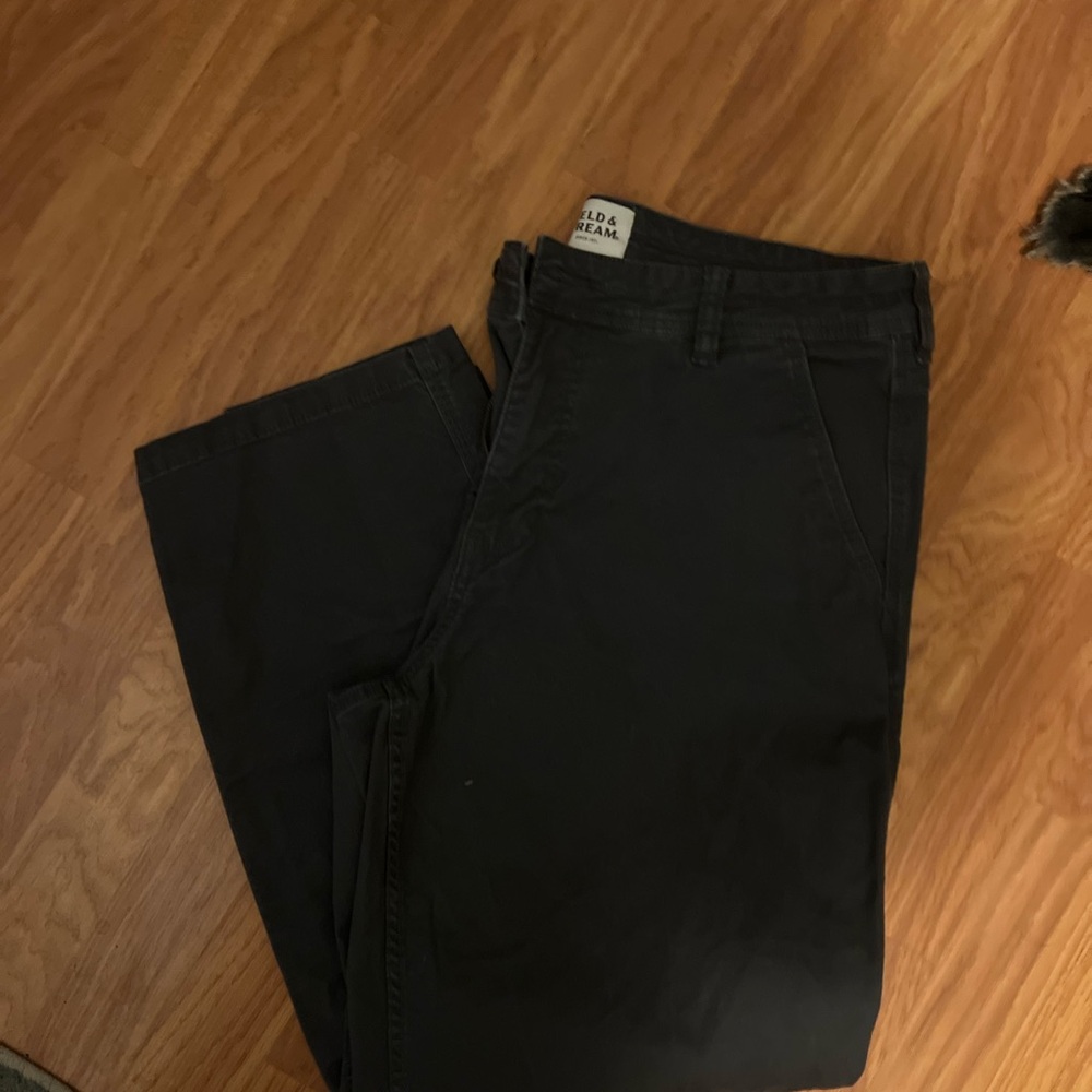 Field & Stream Black Men's Chinos